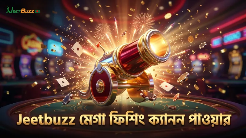Jeetbuzz-এ মেগা ফিশিং গেমে ক্যানন পাওয়ার সঠিক ব্যবহার কয়েন বৃদ্ধিতে সহায়ক।